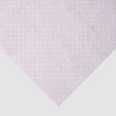 TINY LAVENDER & WHITE POLKA DOTS SEIDENPAPIER (Ausschnitt)
