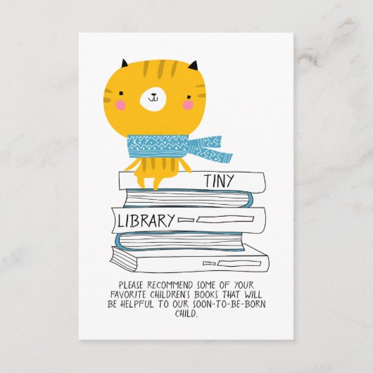 Tiny Library Begleitkarte (Vorderseite)