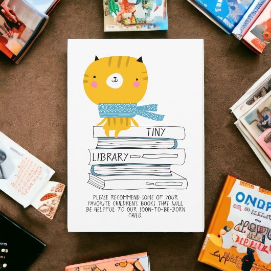 Tiny Library Begleitkarte