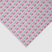 Tiny Lila Cherries Muster Seidenpapier (Ausschnitt)