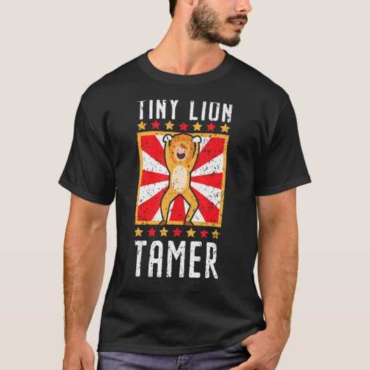 Tiny Lion Tamer Circus Mitarbeiter Kostümkarneval  T-Shirt (Vorderseite)