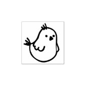 Tiny Little Bird - Friendly Animal - Spring Chick Gummistempel (Prägung)