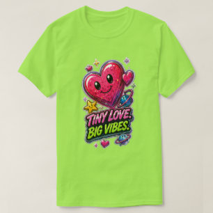Tiny Love Big Vibes 💖 Süße Ästhetik T-Shirt