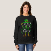 Tiny Lucky Charms Shamrock Irish Mom St patricks d Sweatshirt (Vorne ganz)