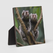 Tiny Marmoset Titans unter den Zweigen, Fotoplatte (Vorderseite)