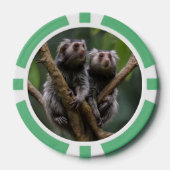 Tiny Marmoset Titans unter den Zweigen, Pokerchips (Vorderseite)