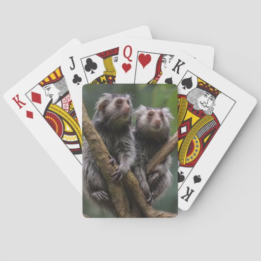 Tiny Marmoset Titans unter den Zweigen, Spielkarten (Rückseite)