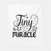 Tiny Miracle! Fleecedecke (Vorderseite)