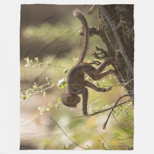 TINY MONKEY FLEECEDECKE (Vorderseite)