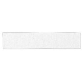 Tiny Monochrome Black, Gray & Cream Dots auf Weiß Kurzer Tischläufer (Horizontal)