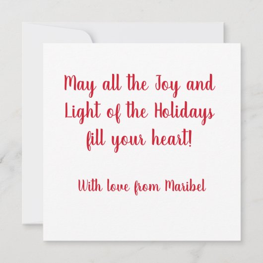 Tiny Mouse dekoriert den Weihnachtsbaum (Rückseite)