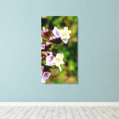 tiny multi colour flower spring flora collection leinwanddruck (Insitu (Holzboden))