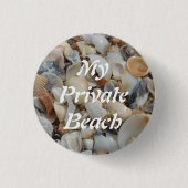Tiny Muscheln Beach Sand Button (Vorderseite)
