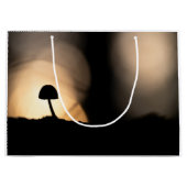 Tiny Mushroom Nature Foto Große Geschenktüte (Vorderseite)