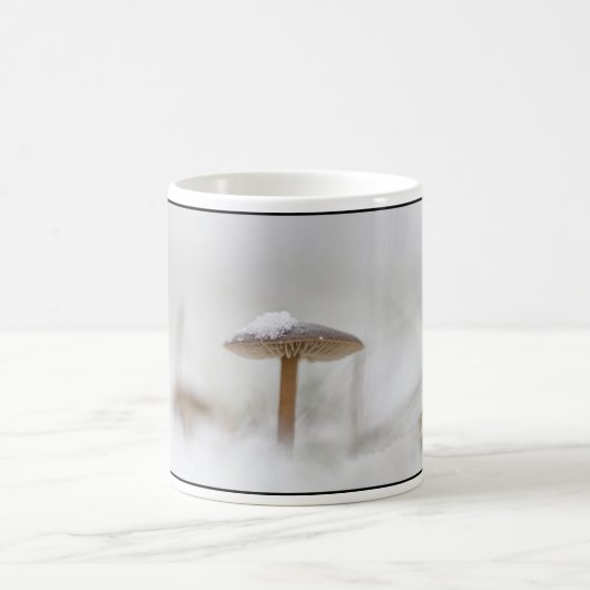Tiny Mushroom Nature Foto Kaffeetasse (Mittel)