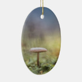 Tiny Mushroom Nature Foto Keramik Ornament (Rechts)