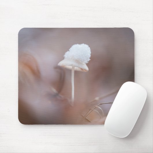 Tiny Mushroom Nature Foto Mousepad (Mit Mouse)