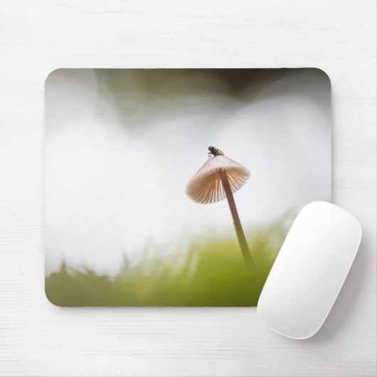 Tiny Mushroom Nature Foto Mousepad (Mit Mouse)