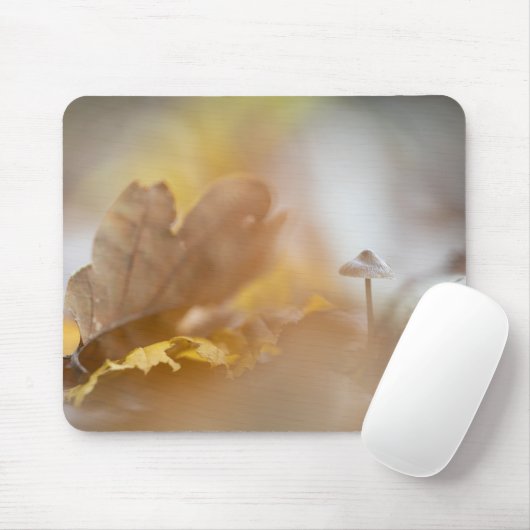 Tiny Mushroom Nature Foto Mousepad (Mit Mouse)