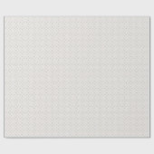 Tiny Neutral Floral Print mit Beige und Sage Tone Geschenkpapier (Flach)