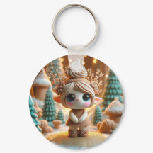 Tiny Niedlich Branch Clay Elf