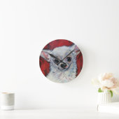 Tiny Niedlich Chihuahua Smile Runde Wanduhr (Zuhause)