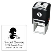 Tiny Ninja Folding Origami Star Adresse 4 Permastempel (Beispiel)