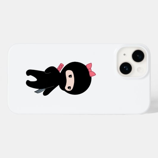 Tiny Ninja Girl Case-Mate iPhone Hülle (Rückseite (Horizontal))