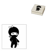 Tiny Ninja Girl Gummistempel (Stempel)