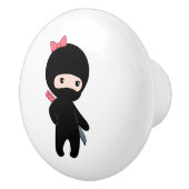 Tiny Ninja Girl Keramikknauf (Rechts)