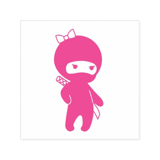 Tiny Ninja Girl Permastempel (Design)