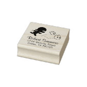 Tiny Ninja Hunting Dustbunnies Gummistempel (Stempel)