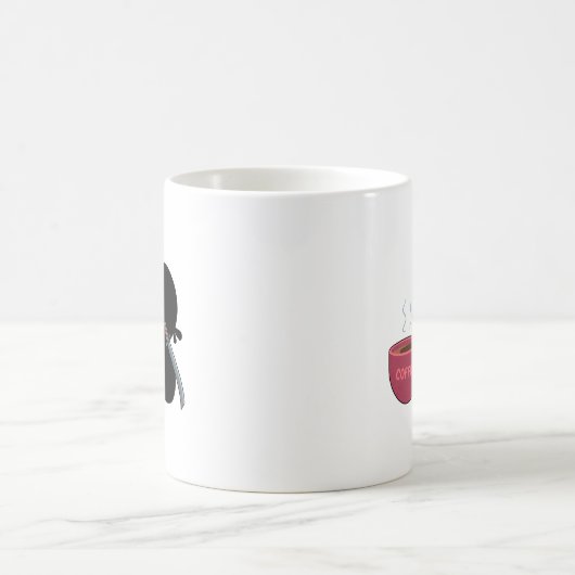 Tiny Ninja mit großer Tasse (Mittel)