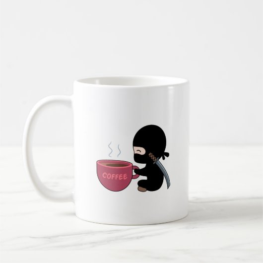 Tiny Ninja mit großer Tasse (Links)