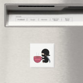 Tiny Ninja mit großer Tasse Magnet (In Situ (Geschirrspüler))