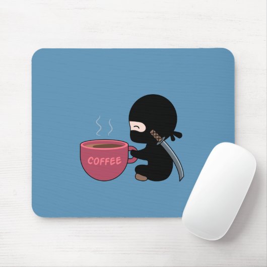 Tiny Ninja mit großer Tasse Mousepad (Mit Mouse)