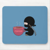 Tiny Ninja mit großer Tasse Mousepad (Vorne)