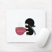 Tiny Ninja mit großer Tasse Mousepad (Mit Mouse)