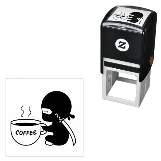 Tiny Ninja mit großer Tasse Permastempel (Beispiel)