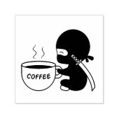 Tiny Ninja mit großer Tasse Permastempel (Design)