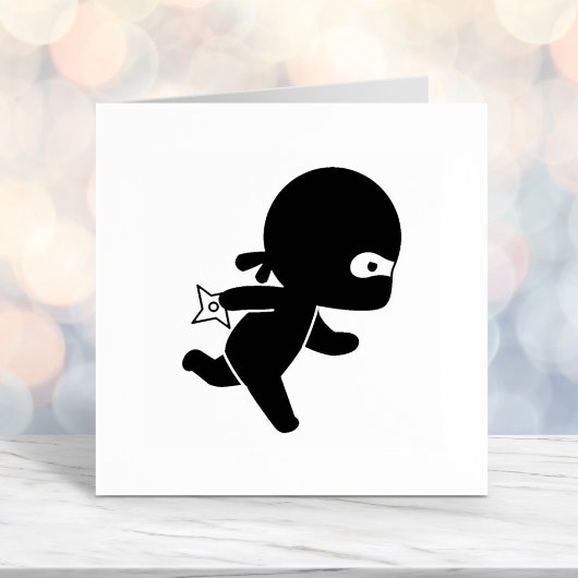 Tiny Ninja Running Permastempel