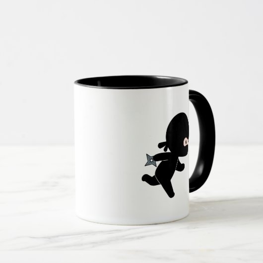 Tiny Ninja Running Tasse (VorderseiteRechts)