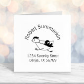 Tiny Ninja Taming Chicken Arch-Adresse Permastempel