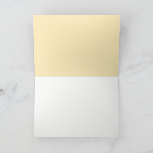 Tiny Ninja Throwing Star Zitat gelbe Lücke Karte (Innenseite)