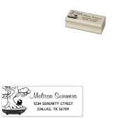 Tiny Ninja und Bonsai Tree Adresse 3 Gummistempel (Stempel)