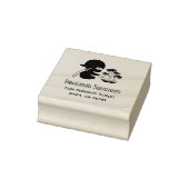 Tiny Ninja Watering Bonsai Tree Address Gummistempel (Stempel)