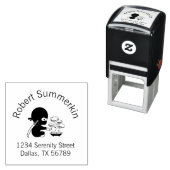 Tiny Ninja Watering Bonsai Tree Arch Adresse Permastempel (Beispiel)