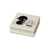 Tiny Ninja Watering Bonsai Tree Gummistempel (Stempel)