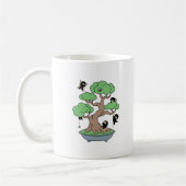 Tiny Ninjas in Bonsai Tree Kaffeetasse (Links)