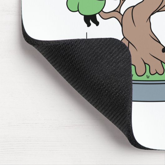 Tiny Ninjas in Bonsai Tree Mousepad (Ecke)